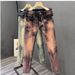 Men's Clothing High End Personality Tie Dye Jeans Men's Fashion Brand Spring And Autumn New Elastic Slim Fit Casual Trousers Trend_mkmklike.com