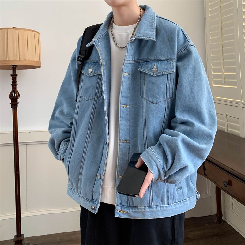 Men's Clothing Denim Fashion Casual Jacket_mkmklike.com