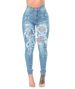 European And American Style Wish Ripped Jeans Skinny For Women Export Long Pants Factory Direct_mkmklike.com