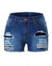 Women's Clothing New Elastic Sexy Denim Shorts Women's High Quality Spot Washed Jeans Trend_mkmklike.com
