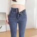 2025 Women's Slim-Fit Jeans, Thickened Fleece-Lined, New High-Waisted Slimming Skinny Pencil Pants For Spring And_mkmklike.com