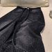 Retro High-Waisted Wide Leg Jeans Gradient Rhinestone Detail Black Gray Slimming Drawstring Loose Straight Leg Floor Length_mkmklike.com
