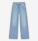 TAOP&ZA Women's Double Layer Wide Leg Straight Leg Jeans High Waisted Commuter Trousers Fashion Early Autumn New_mkmklike.com