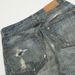 Distressed Patchwork Jeans For Men American Street Style Hip-Hop Loose Design Washed Vintage Straight-Leg Pants_mkmklike.com