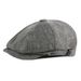 Hot Sale Men Newsboy Thin Vintage Herringbone Octagon Spring Summer Cap Breathable Women Casual Striped Berets Flat Hat_mkmklike.com