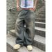 Men's Clothing Spring And Autumn Washed Old Design Jeans Loose Floor Mopping Wide Leg Long Pants_mkmklike.com
