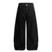 Loose Fit Jeans Trendy Brand Men's American High Street Style Wrinkled Design Pocket Embroidery Scimitar Wide Leg Pants_mkmklike.com