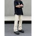 Nordmann Jeans Men American High Street Vibe Style Autumn Winter Trendy Loose Straight Versatile Casual Pants_mkmklike.com