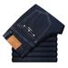 Factory Direct Sales Versatile Printed Slim-fit Jeans Men's Simple Casual Business Jeans Men's Large-size Men's Pants_mkmklike.com