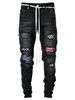 Suitable For All Seasons 2020 High-End Slim Fit Ripped Skinny Jeans New Men's Denim Pants Jeans Men_mkmklike.com