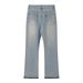 Men's Clothing American Cleanfit Blue Tassel 507 Jeans Vintage Washed Distressed Trousers_mkmklike.com