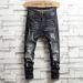 In Stock Jeans Autumn 2024 New Trendy Versatile Stretch Slim Fit Casual Long Pants Men's Style_mkmklike.com