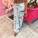 Women’s High-Waisted Distressed Cargo Jeans – Stretch Denim Pants With Utility Pockets (S-XL, Light Blue)_mkmklike.com