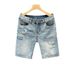 Men's Clothing Casual Retro Embroidered Ripped Denim Shorts Men's Loose Trendy Straight Five Point Pants Trendy_mkmklike.com