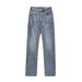 Men's Clothing Men's Flared Jeans - Cleanfit Washed Denim | Retro Slim Bootcut Trousers_mkmklike.com