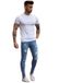 Wish Foreign Trade Whitening Worn Small Feet Slim Jeans Wholesale European And American Men Tight Denim 1018_mkmklike.com