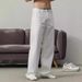 Men's White Straight Leg Jeans - Classic Cotton Denim Pants For Teenagers & Young Adults - Relaxed Fit Washed Casual Trousers_mkmklike.com