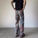 Niche Design Trendy Street Long Pants Straight Digital Print Deconstructed Casual Jeans Ins Men American Style Cool_mkmklike.com