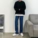 Men's Classic Straight Leg Denim Jeans | Comfort Stretch Fabric | Wrinkle-Resistant & Breathable For Everyday Wear_mkmklike.com