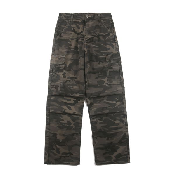 LKTM Men's Camouflage Cargo Pants Trendy Retro Straight Leg Wide Leg Floor Length Trousers For Men And Women_mkmklike.com