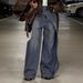 Women's Heavy Duty Washed Jeans Street Style Single Sided Multi-Pocket Design Casual Cotton Denim For Spring/Autumn & Summer_mkmklike.com