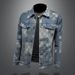 Loom Europe Station 2025 Autumn New Denim Turn-Down Collar Jacket Coat Men's Clothing 7521_mkmklike.com