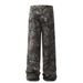 Camouflage Pants Men's Trendy Mountain Style Outdoor Sports Jungle Branch Digital Print Wrinkle Paratrooper Straight-Leg_mkmklike.com