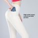 Nude Feel Fitness Leggings Smile Line Hip Lift Sports Tight Women Outdoor High Waist Seamless Nine-point Yoga Pants_mkmklike.com