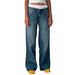 American Retro High Waisted Straight Leg Jeans – Non-Stretch Washed Denim Pants For Women, Vintage Wide Leg Street Style_mkmklike.com