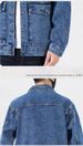 Men's Autumn Loose Casual Fashion Lapel Versatile Denim Jacket_mkmklike.com