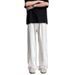 2025 Spring/Summer Trendy Basic Solid Color Straight-Leg Pants, Casual Long Pants For Men And Women, Hong Kong Style_mkmklike.com