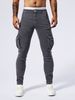 Men's Cargo Pants - Stylish Workwear Jeans With Multiple Pockets, Durable & Comfortable For Outdoor, Work & Casual Wear_mkmklike.com