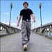 Men's Multi-Pocket Cargo Jeans - Loose Fit Streetwear Hip Hop Wide Leg Straight Denim Pants For Casual Wear_mkmklike.com