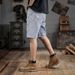 Summer Ripped American Jeans Men's 5-point Trendy Brand Hand-worn Straight Jeans Men's High Street Pants Men_mkmklike.com