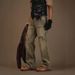 Men's Clothing Denim Trousers High Street Style Trendy Heavyweight Distressed Vintage Loose Fitting Straight Leg_mkmklike.com