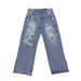 Men's Stretch Denim Jeans – Comfort Fit Elastic Waist Casual Trousers (Relaxed Fit, Breathable & Flexible)_mkmklike.com