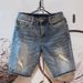 Men's Clothing Summer Social Spirit Guy Handsome Ins Shorts Mid Length Pants_mkmklike.com