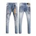 High Street Jeans Black Slim Fit Cross-Border Foreign Trade Kusbi New Elastic Skinny Men's Miscellaneous Pants_mkmklike.com