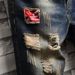 plus Size Trendy Ripped Denim Shorts For Men Loose Fitting Unique Distressed Style Five Point Mid Length_mkmklike.com