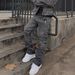 Men's Loose Fit Wide Leg Jeans Casual Ripped Hip Hop Style Stretch Flare Long Pants mid Waist Blue_mkmklike.com