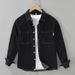 Retro Denim Long Sleeved Shirt, New Fashionable And Versatile, Artistic And Casual Loose Top, Men's Clothing_mkmklike.com