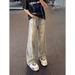 BOY Cleanfit Ink Splash Tie-Dye Jeans For Men Trendy Vintage Washed Loose Casual Versatile Straight-Leg Pants_mkmklike.com
