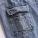 Men's Clothing Multi-pocket Cargo Jeans Men's Fashion Washed Loose Straight Leg Wide Pants_mkmklike.com