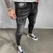 Men's Clothing Distressed Trendy Gray Slim Fit Jeans Men's Slim Fit Distressed Grey Jeans - Stretch Denim Skinny Jeans For Men With Ripped Details_mkmklike.com