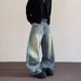 American Wide Leg Curved Knife Jeans Men's Spring And Autumn Fashion Brand Long Straight Tube Large Size Loose Baggy_mkmklike.com