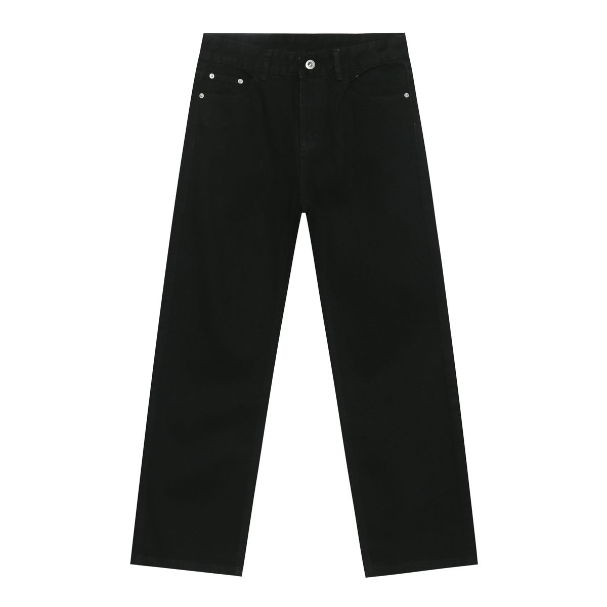 Korean Streetwear Straight Leg Jeans | Washed Denim Pants For Men | Oversized Relaxed Fit In 7 Colors (White/Black/Blue/Gray/Taupe)_mkmklike.com