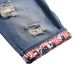 In Stock 2023 Summer New Ripped Men's Five-Point Denim Shorts Trendy Fashion Straight Mid-Waist Pants_mkmklike.com