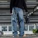 Pulse European And Wide-Leg Jeans For Men, Loose Straight-Leg New American Style Oversized Vintage High Street Pa, Cargo_mkmklike.com
