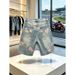 Men's American Style Cargo Shorts Summer Thin Straight Leg Jeans Loose Fit Trendy Brand Patchwork Five Point Pants New Style_mkmklike.com