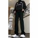 2025 Autumn And Winter New Scimitar Jeans Men's Versatile High Street Simple Retro Casual Slim Straight Trousers_mkmklike.com